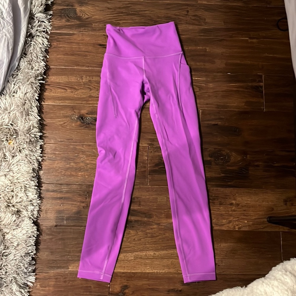 Purple lululemon align leggings